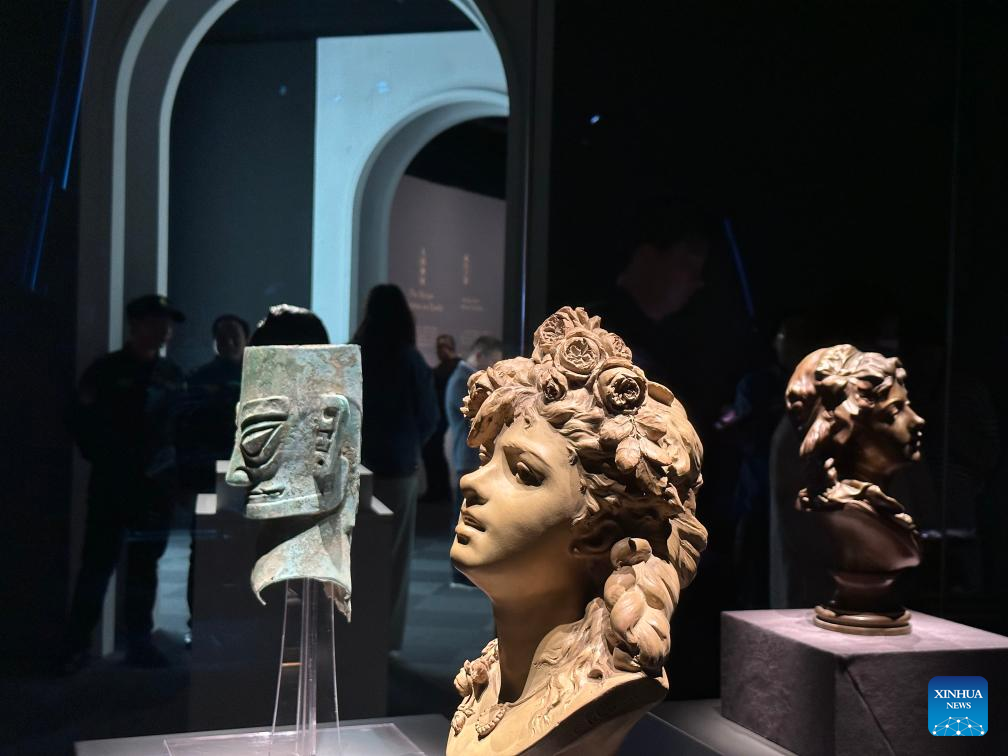 Shanghai sculpture show sees Rodin, Sanxingdui in dialogue