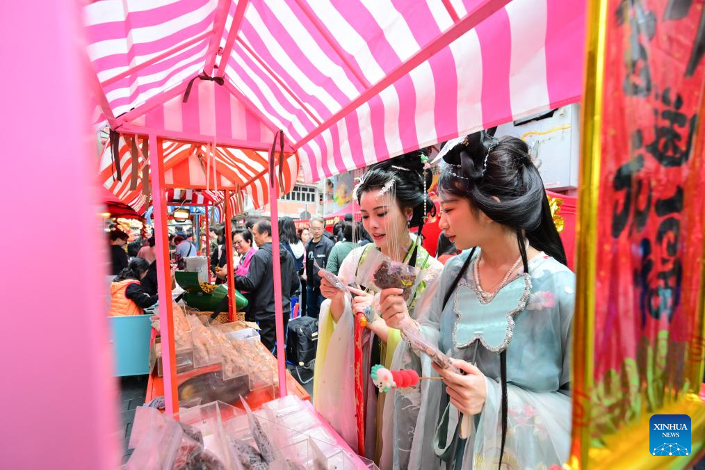 Event celebrating upcoming Chinese New Year held in China's Hong Kong