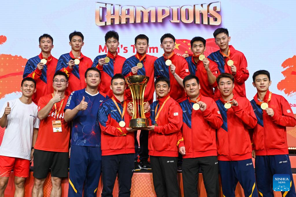 Chinese men's team claims 2024 Badminton Asia Team Championships title