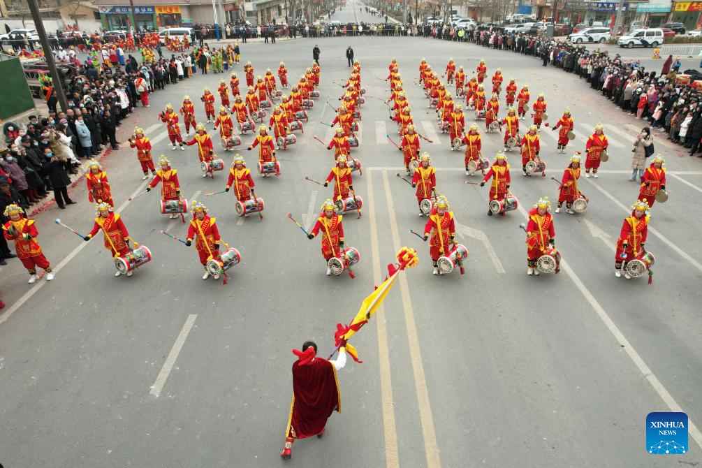 Shehuo folk performance held in NW China