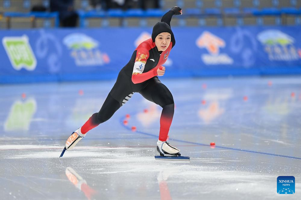 In pics: speed skating events at China