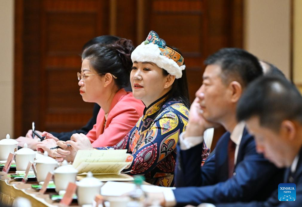 Female lawmakers, political advisors shine at China's ongoing "two sessions"