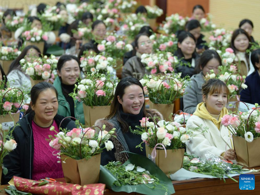 Various activities held across China to celebrate Int'l Women's Day