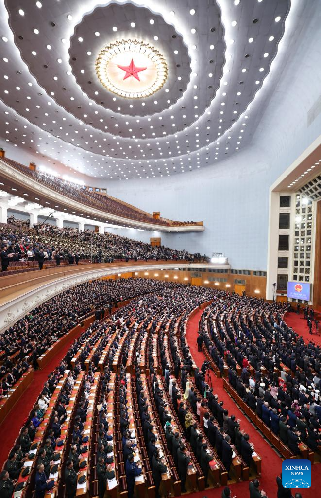 Closing meeting of 2nd session of 14th NPC held in Beijing
