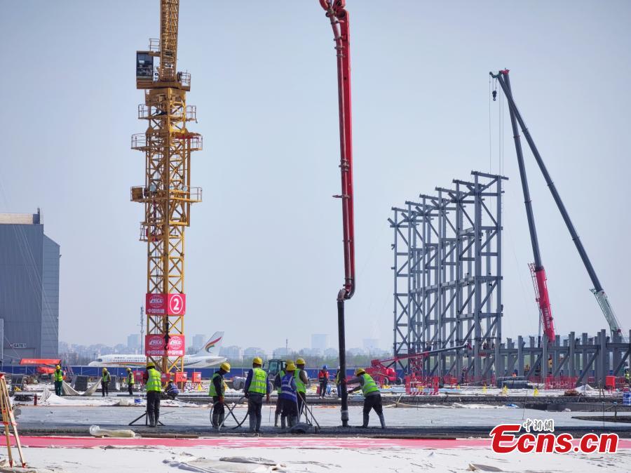 2nd Airbus A320 assembly line project under construction in Tianjin
