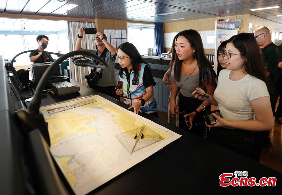 China's icebreaker Xuelong 2 opens for public visit in Hong Kong