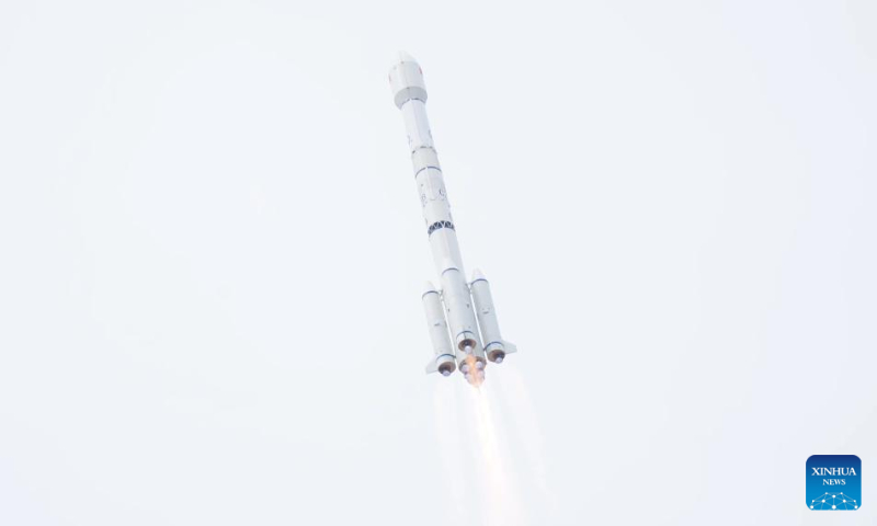 A Long March-3B carrier rocket carrying the Smart SkyNet-1 01 satellite blasts off from the Xichang Satellite Launch Center in Southwest China's Sichuan Province, May 9, 2024. Photo: Xinhua