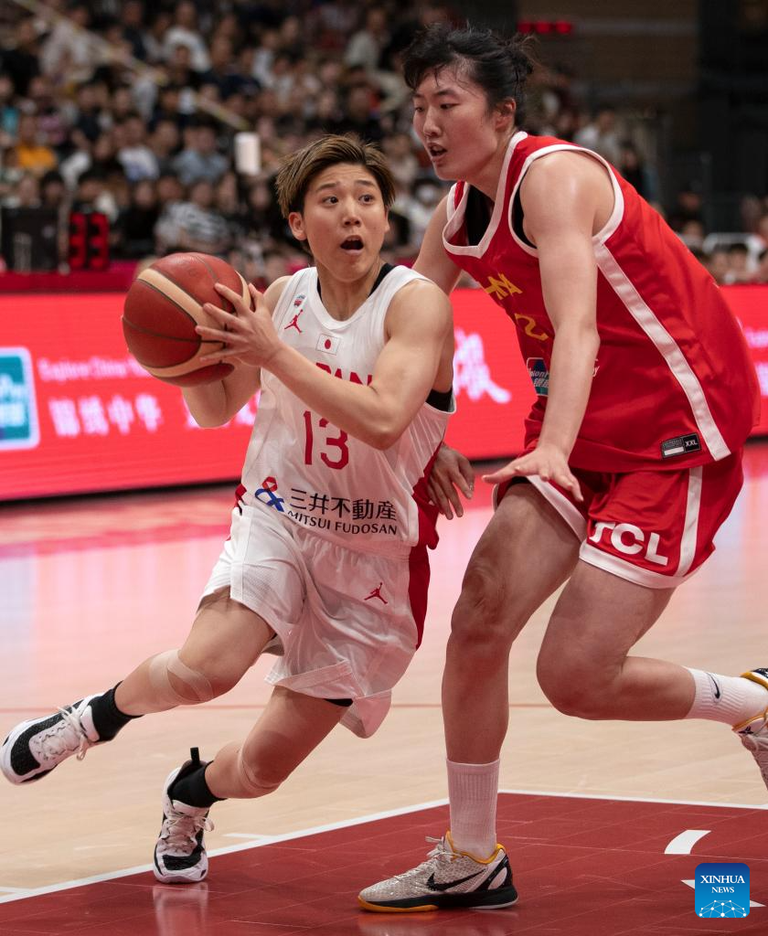 In pics: friendly match at women’s basketball pre-Olympic warm-up series: China vs. Japan