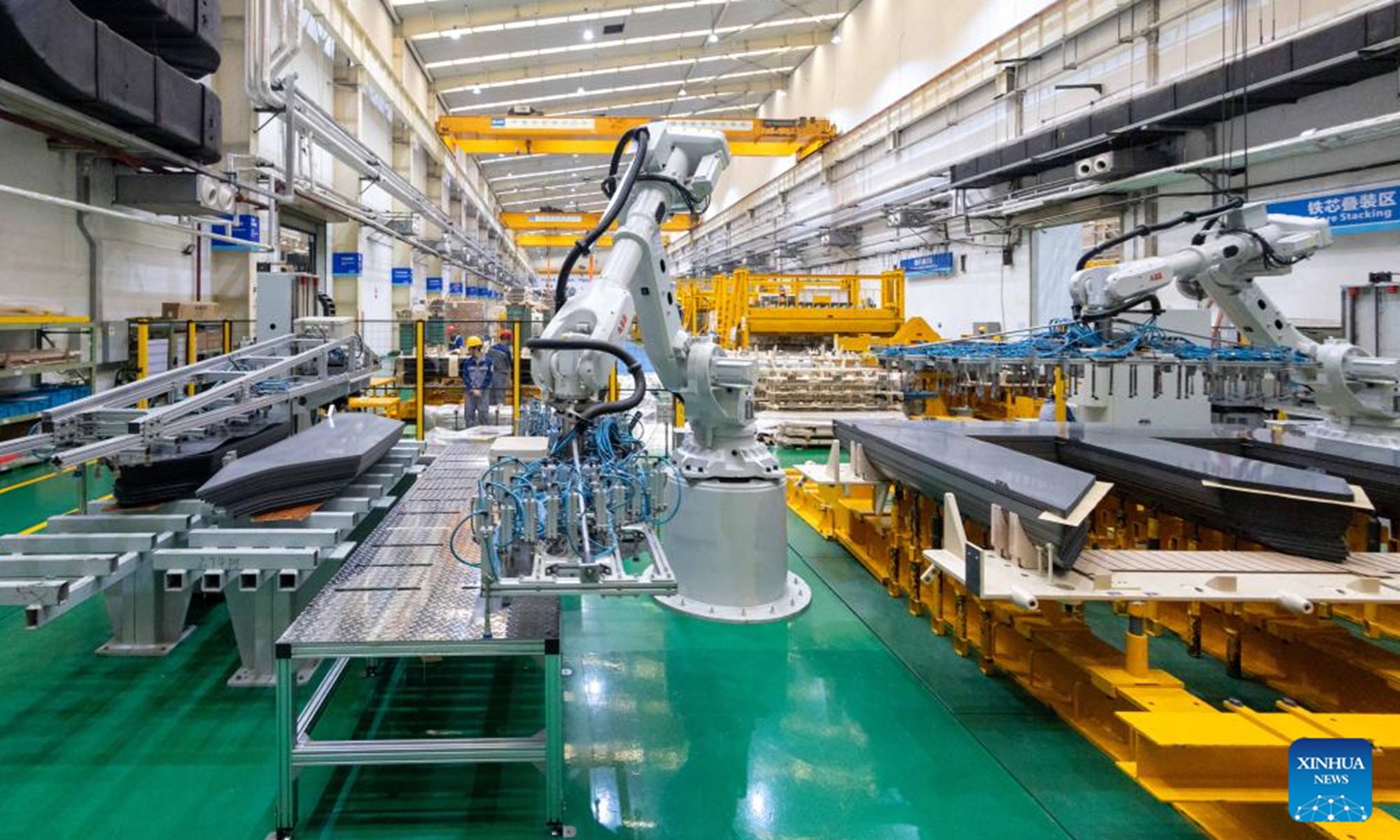 This photo taken on May 23, 2024 shows CHINT Group's Shanghai transformer factory in Songjiang District of east China's Shanghai. (Photo: Xinhua)