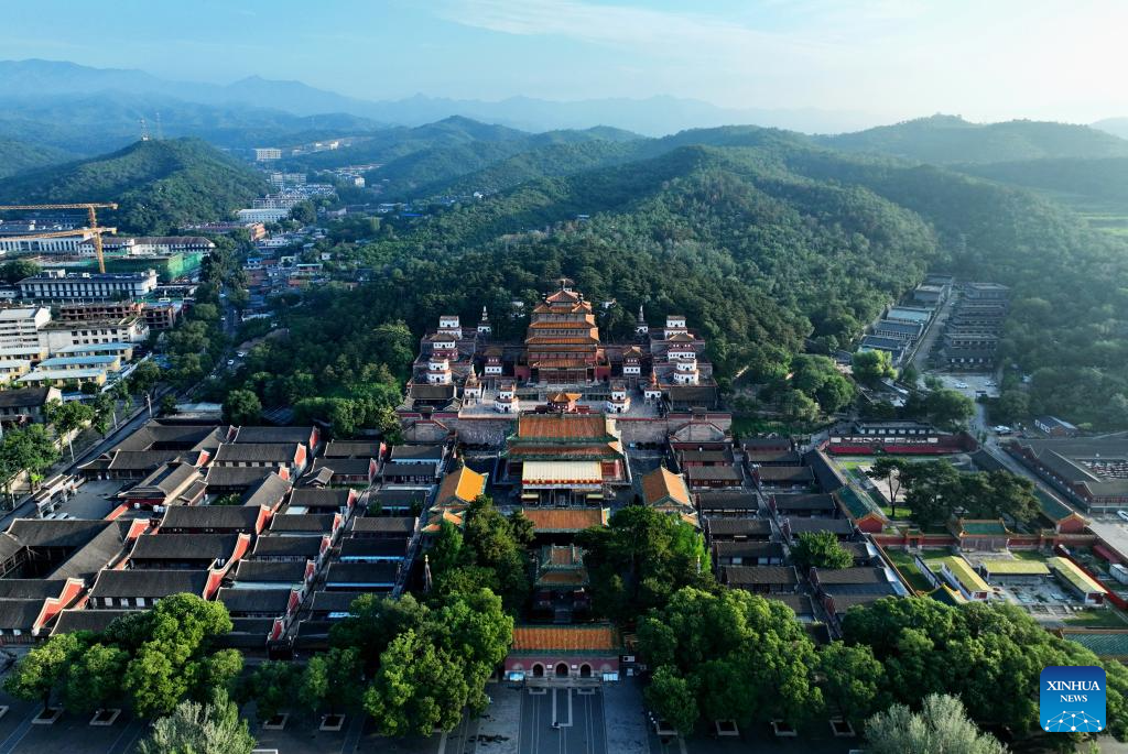 In pics: aerial view of north China's Chengde