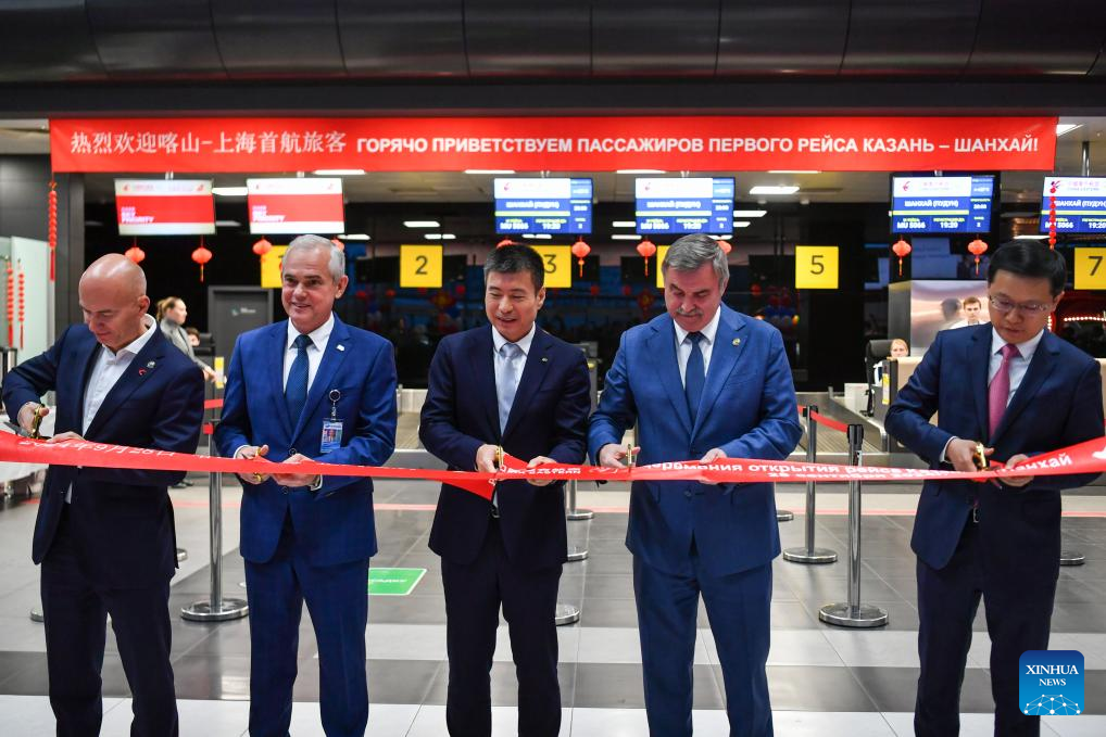 Shanghai launches direct flights to Kazan ahead of holiday travel rush