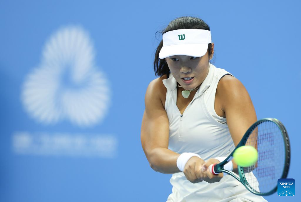 Highlights of tennis matches at China's 15th National Games