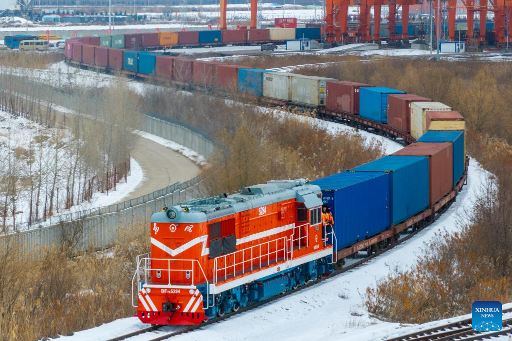 Tongjiang Railway Port emerges as key part of eastern corridor of China-Europe freight train service