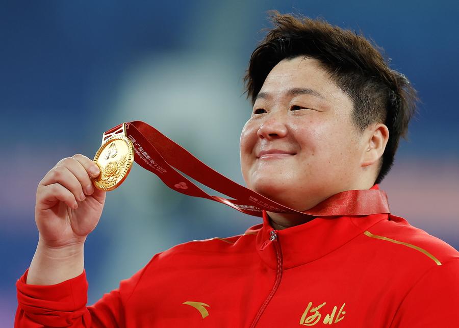 Title defenses and legendary farewells mark golden day at China's National Games