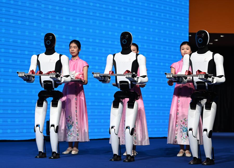 Robots, AI and high-tech innovations in action at China's National Games