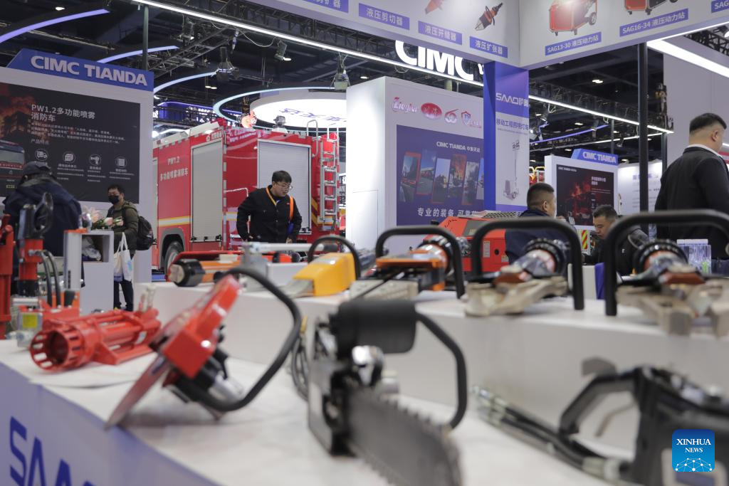 China Int'l Emergency Management Exhibition kicks off in Beijing