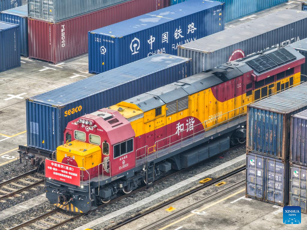 SW China's Chongqing launches fixed-schedule freight train service to Budapest