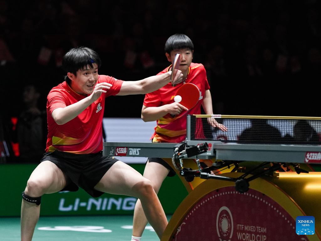 China wins third straight ITTF Mixed Team World Cup title