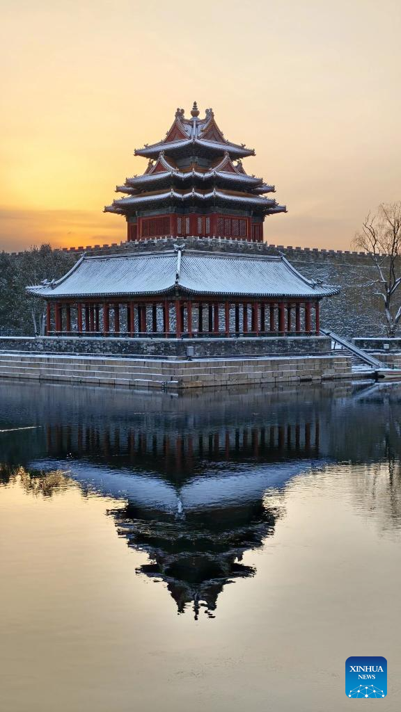 Snow scenery in Beijing
