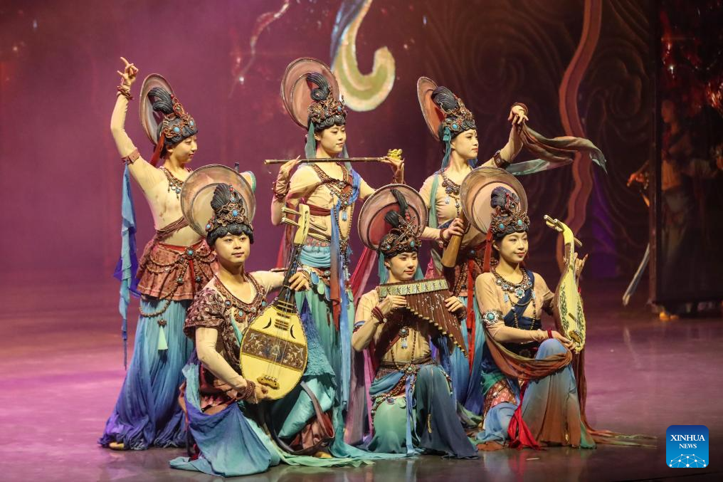 Immersive dance drama "Ancient Sound of Dunhuang" staged in China's Gansu
