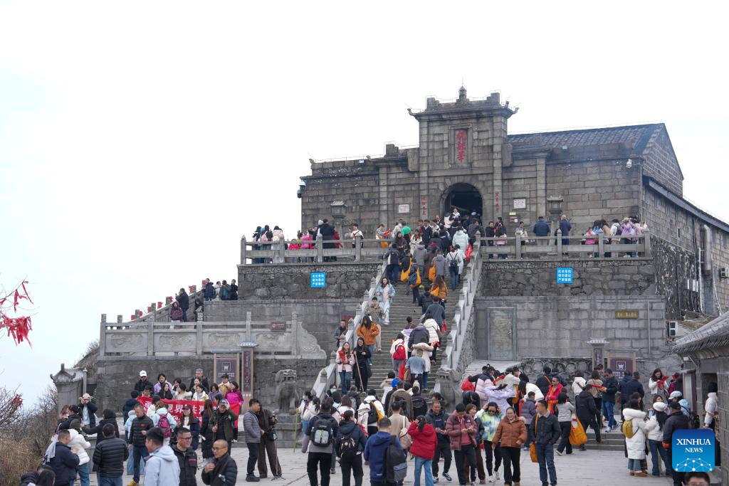 In pics: Hengshan Mountain scenic spot in Hengyang, C China's Hunan