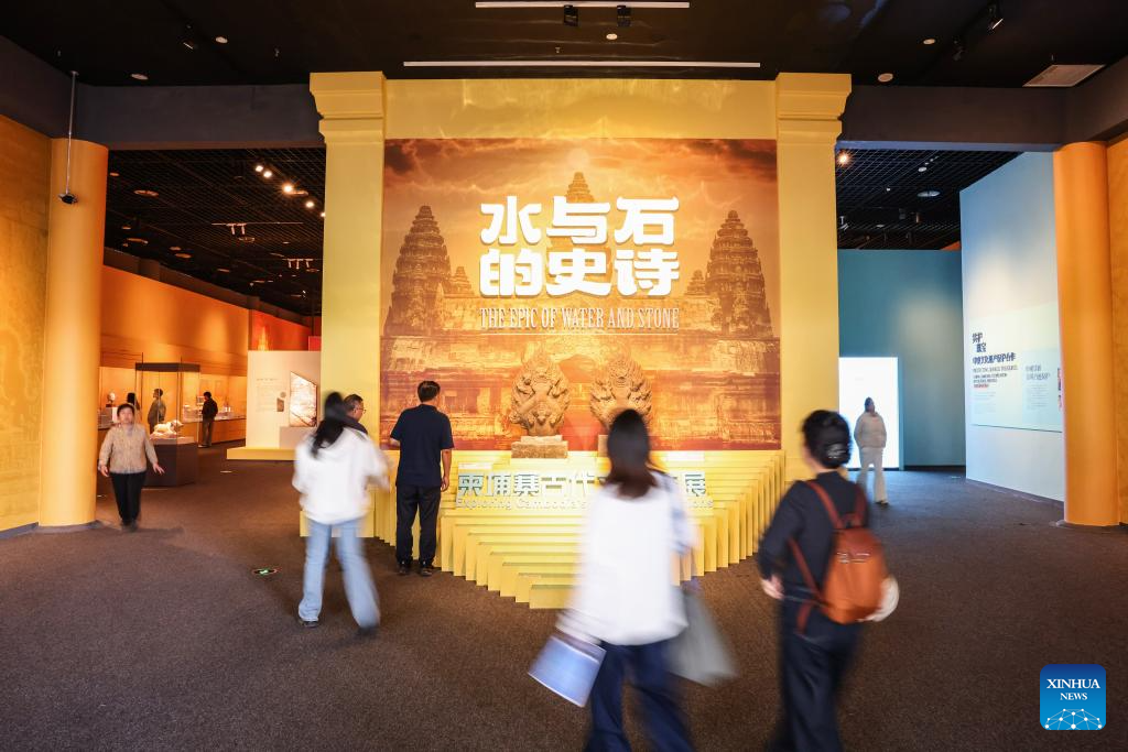 Exhibition of Cambodia's ancient civilization opens in China's Hainan