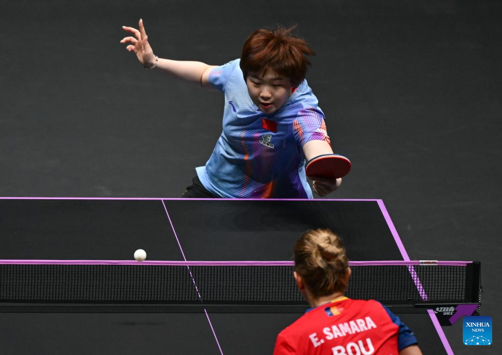 In pics: women's singles round of 32 match at WTT Champions Chongqing 2026