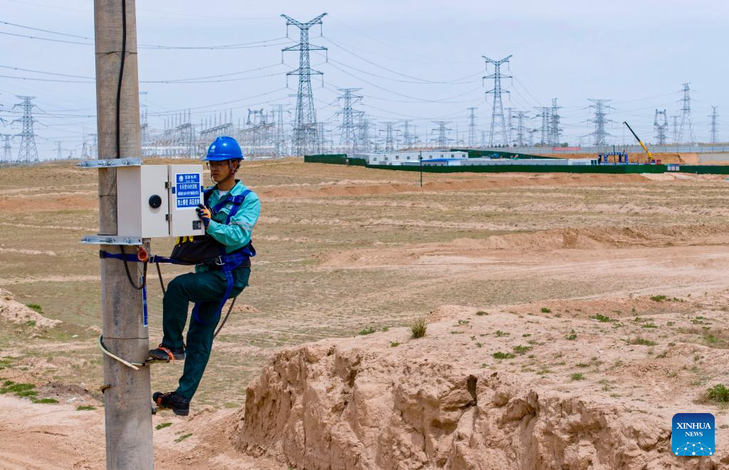 Tongxin County promotes construction of energy storage power stations in China's Ningxia