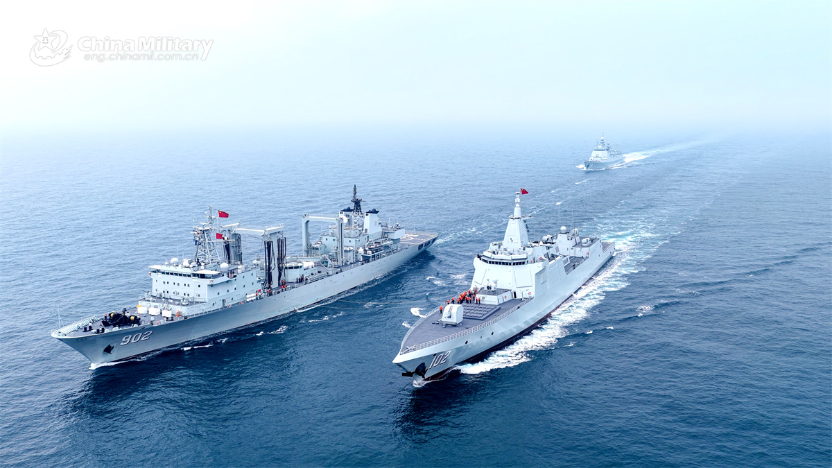Naval vessels in maritime training