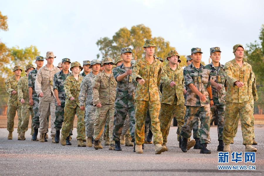 Chinese soldiers attend trilateral military exercise in Australia