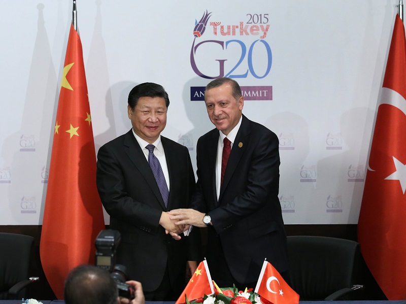 President Xi Jinping Meets Turkish President Ahead of G20 Summit