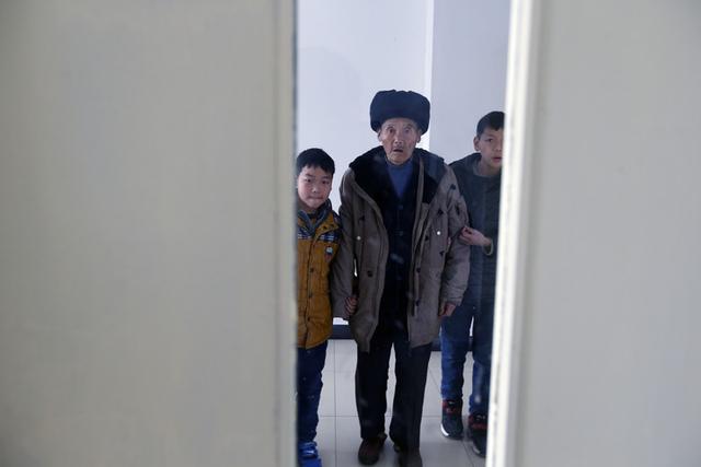 84-year-old father and 13-year-old son