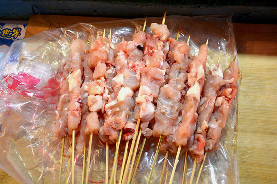 Want some crocodile kebabs, sir?