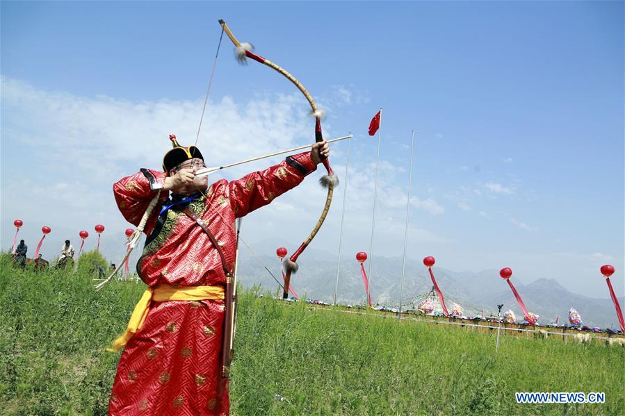 Nadam Fair held to celebrate harvest with sports in Inner Mongolia