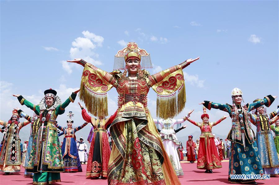 Nadam Fair held to celebrate harvest with sports in Inner Mongolia