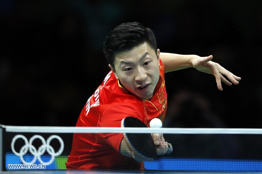 Ma Long wins gold medal in men's singles table tennis