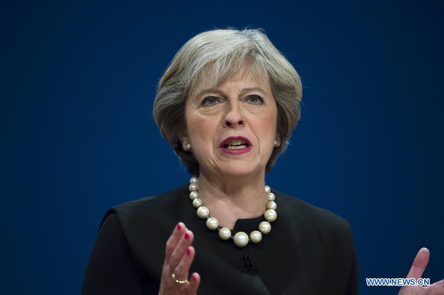 British PM May tells Brexit opponents Britain leaving EU unstoppable