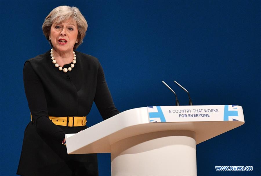 British PM May tells Brexit opponents Britain leaving EU unstoppable