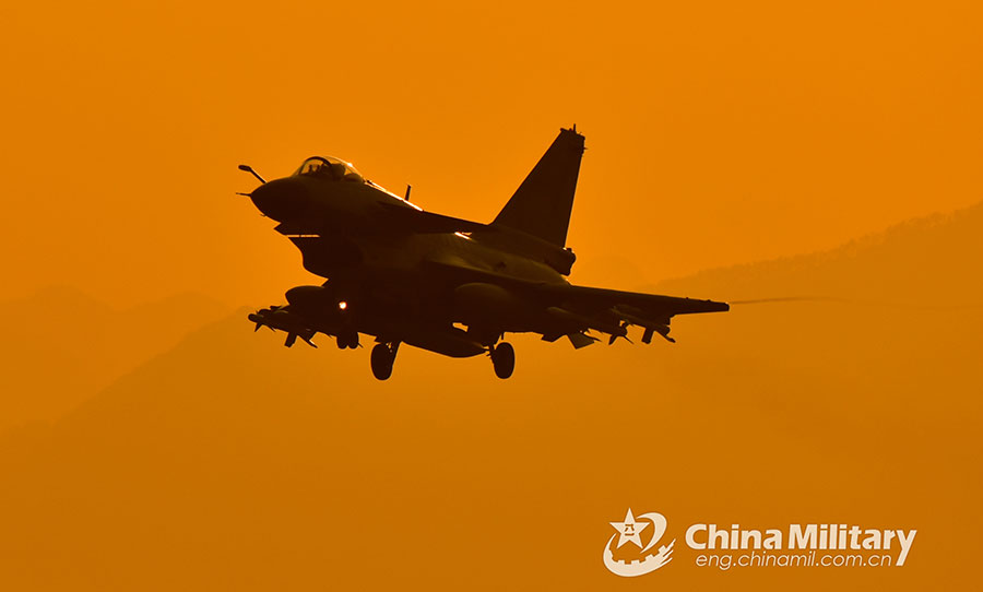 J-10 fighter jets soar into the air