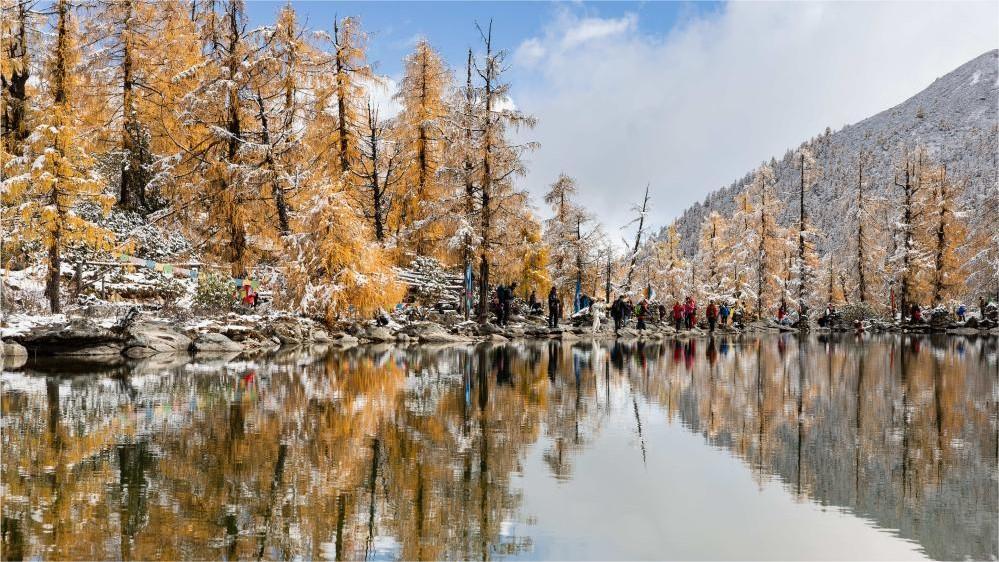 Autumn scenery in Dangling village, SW China's Sichuan