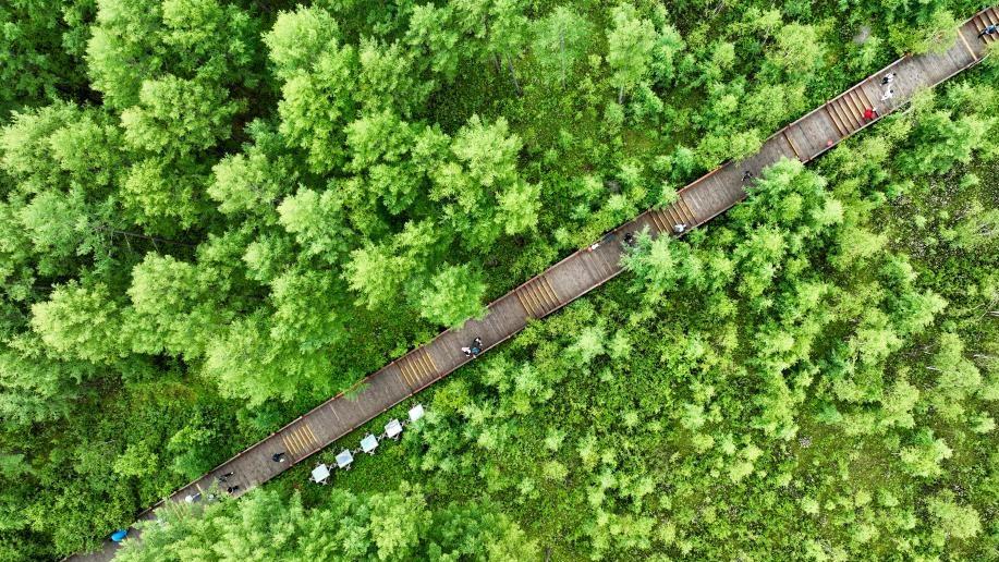 A glimpse of Arxan, popular tourist destination in N China