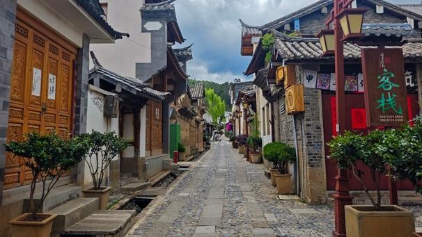 Ancient town of Jianchuan in SW China's Yunnan