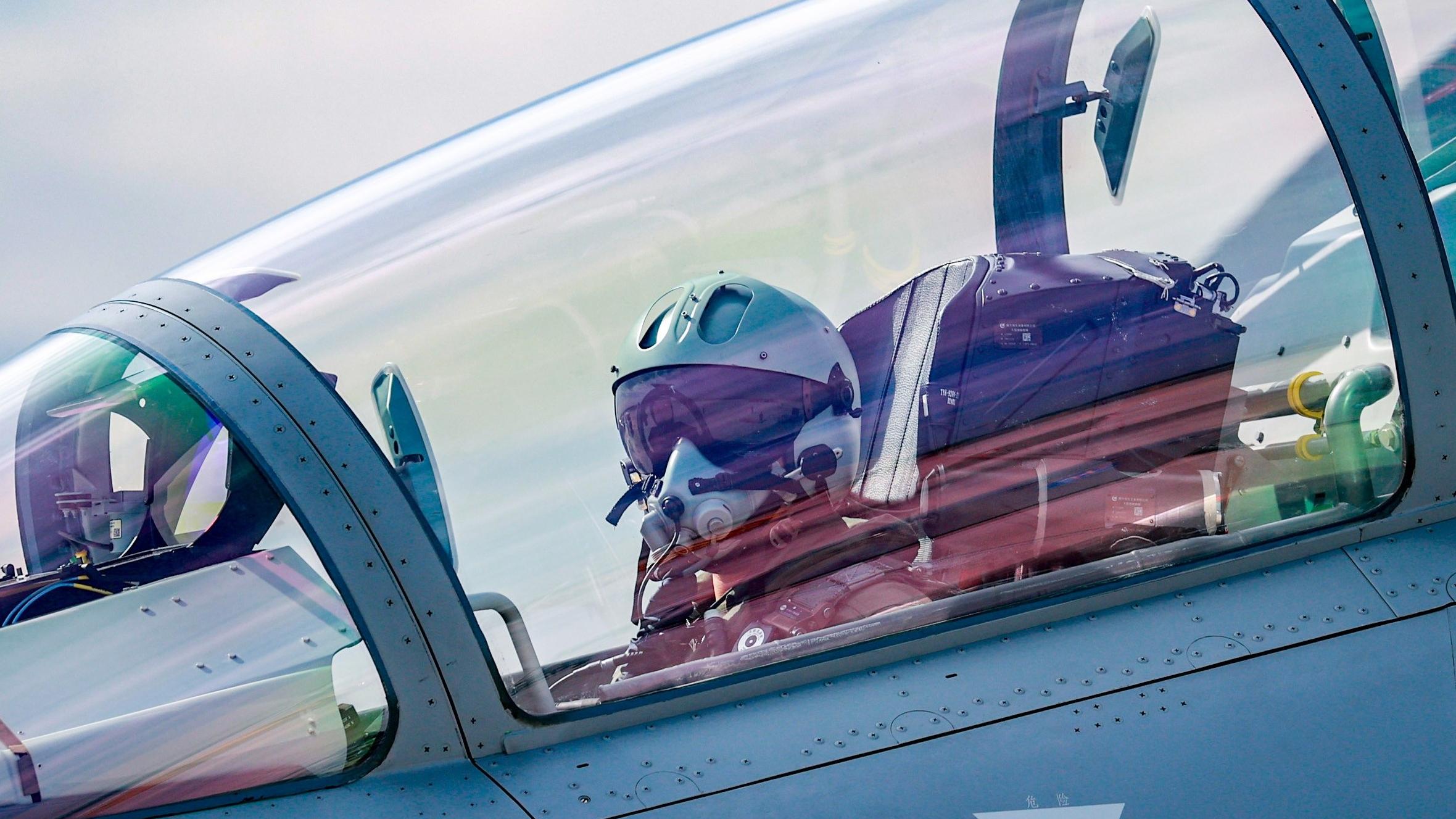 J-16 multi-role fighter jets fly in formation