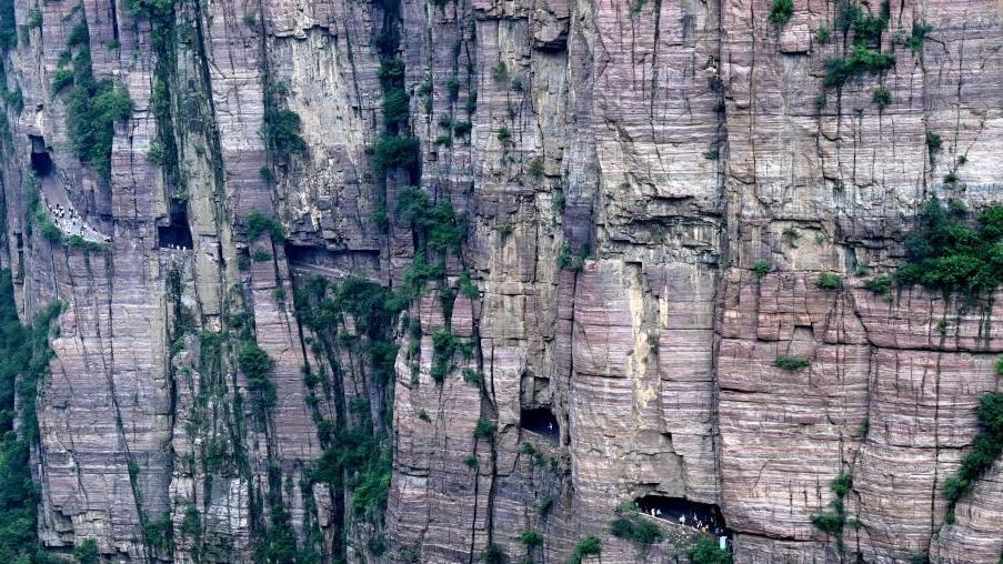 View of Wanxianshan scenic area in C China's Henan