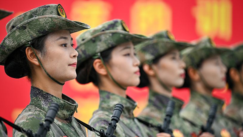 Participants busy preparing for upcoming V-Day military parade in Beijing