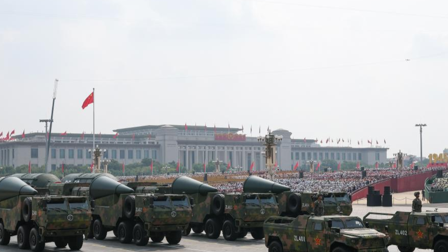 China unveils nuclear triad for first time in parade