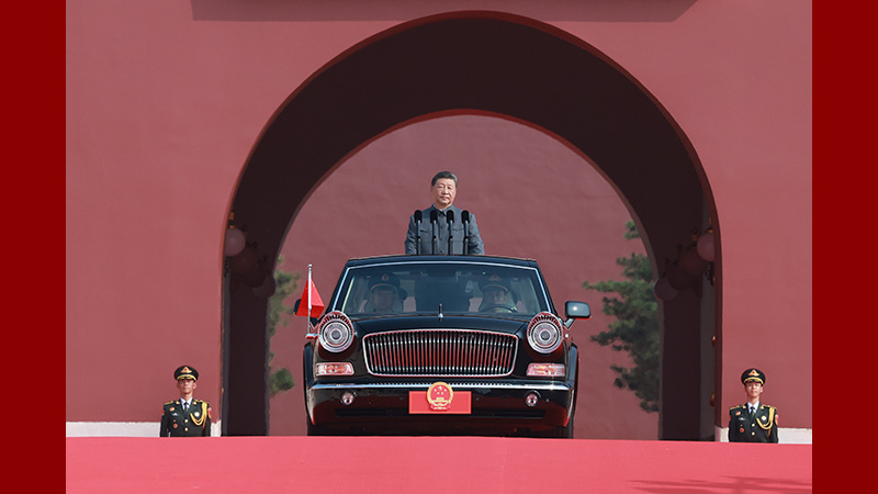 Xi reviews troops to mark 80th anniversary of victory over Japanese aggression