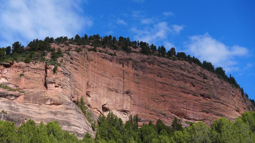 A glimpse of spectacular Danxia wonders at Angsai Canyon in NW China's Qinghai
