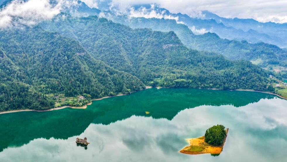 Scenery of Xiaonanhai wetland nature reserve in China's Chongqing