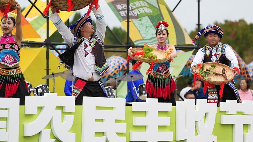 Kunming's Chenggong district celebrates eighth Chinese farmers' harvest festival